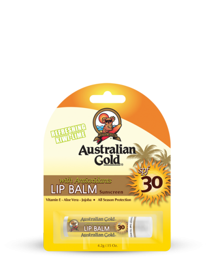 AUSTRALIAN GOLD LIP BALSAM BLISTER SPF 30