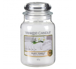 YANKEE CANDLE CLASSIC LARGE JAR FLUFFY TOWELS